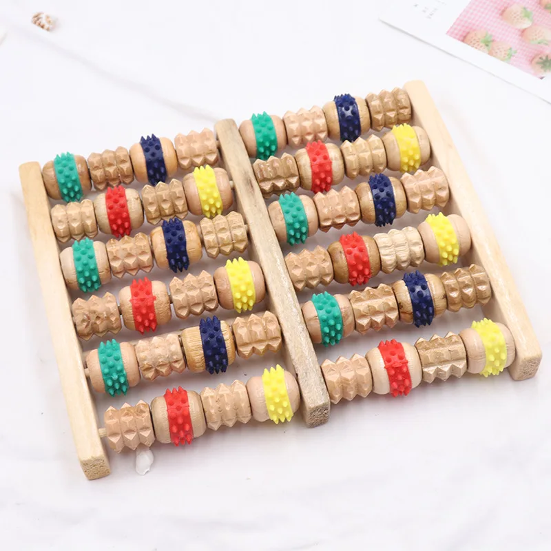 Wooden Foot Massager Roller Heath Therapy Acupressure Relax Massage Pain Stress Relief Shiatsu Roller Feet Care Massager
Wooden Foot Massager Roller Heath Therapy Acupressure Relax Massage Pain Stress Relief Shiatsu Roller Feet Care Massager