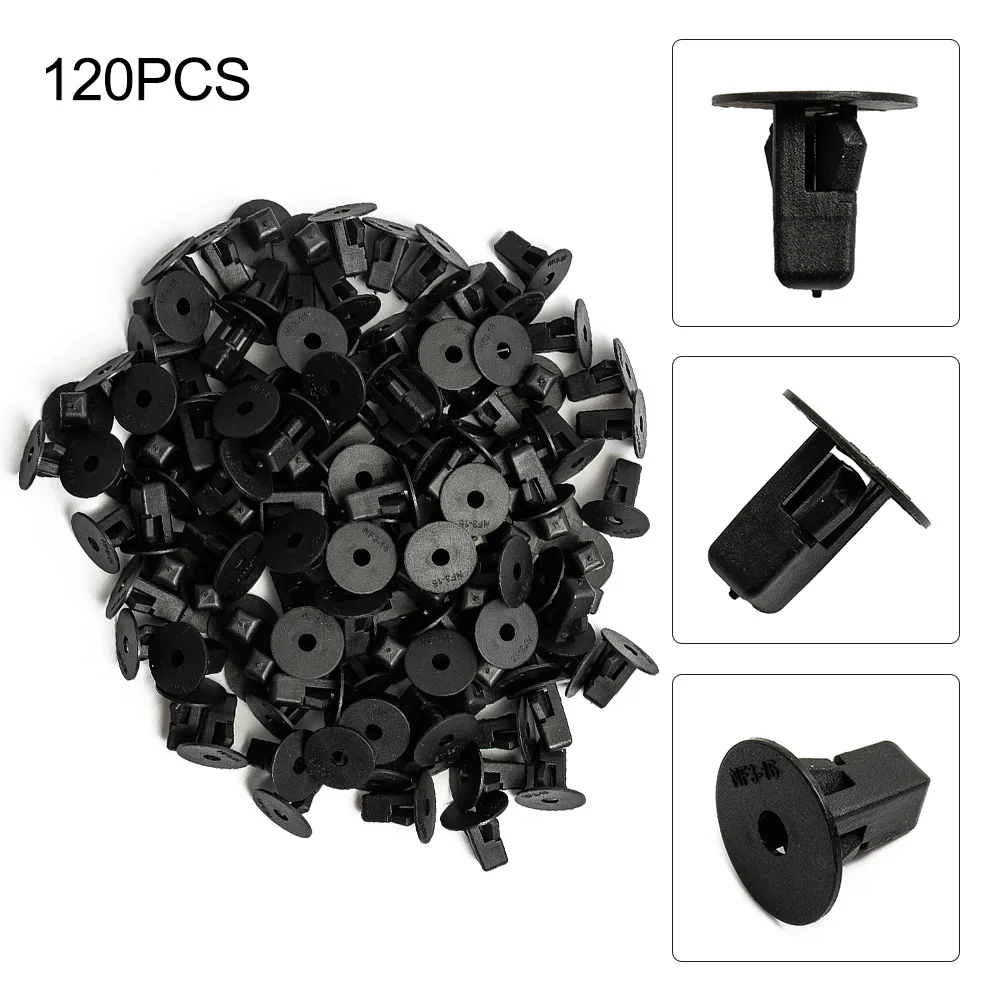 

120pcs Auto Fastener Hood Fender Bumper Spoiler Retainer Fasteners Clip Door Trim Panel Plastic Rivets For Toyota For Lexus