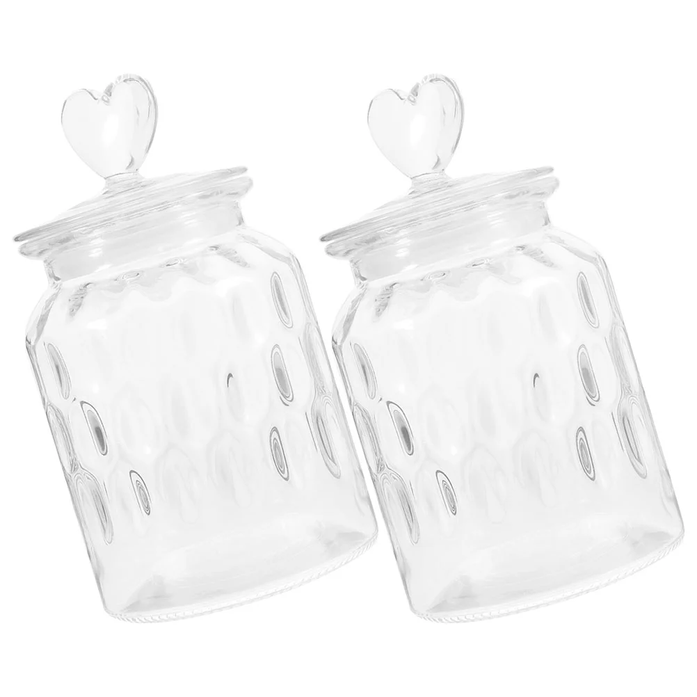 2 Pcs Glass Jar with Lid Tea Containers Sealed Loose Cotton Swabs Storage Canister
2 Pcs Glass Jar with Lid Tea Containers Sealed Loose Cotton Swabs Storage Canister