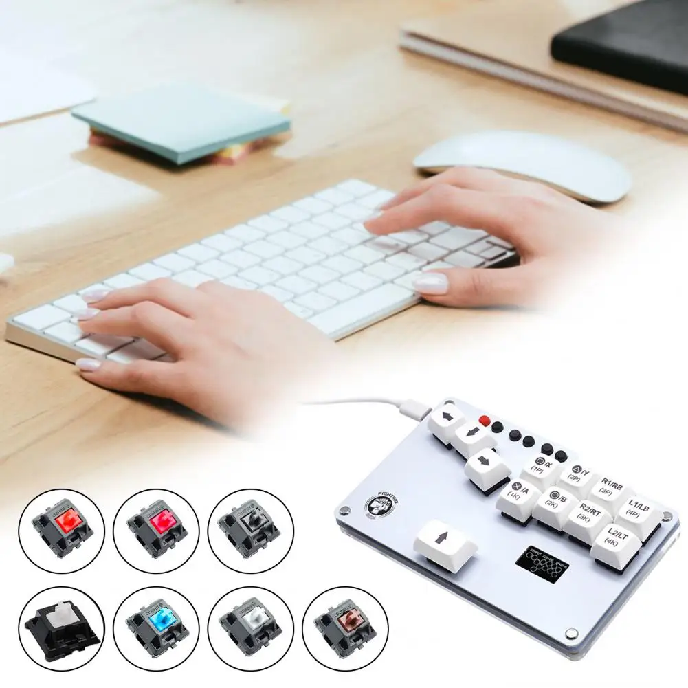 Small Versatile Board Fast Gaming Keyboard Versatile Mini Hitbox Fightstick Keyboard for /ps4/switch/mister/steam for Gamers
Small Versatile Board Fast Gaming Keyboard Versatile Mini Hitbox Fightstick Keyboard for /ps4/switch/mister/steam for Gamers