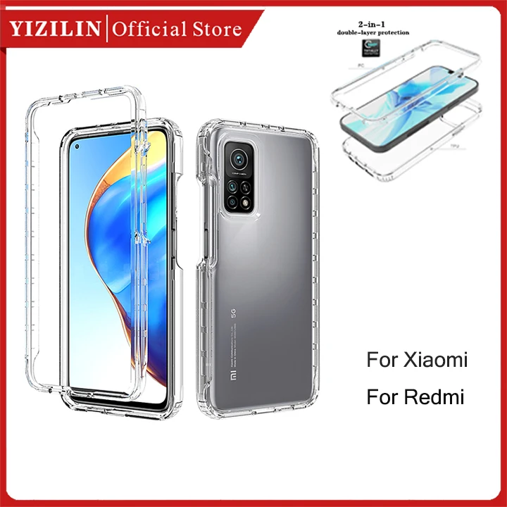 Transparent Phone Cases 2 In1 Thickened Case for Xiaomi Redmi Note12 10 9 9s 8 7 Pro NOTE 10 Lite POCO X4 Clear Shockproof Cover
Transparent Phone Cases 2 In1 Thickened Case for Xiaomi Redmi Note12 10 9 9s 8 7 Pro NOTE 10 Lite POCO X4 Clear Shockproof Cover