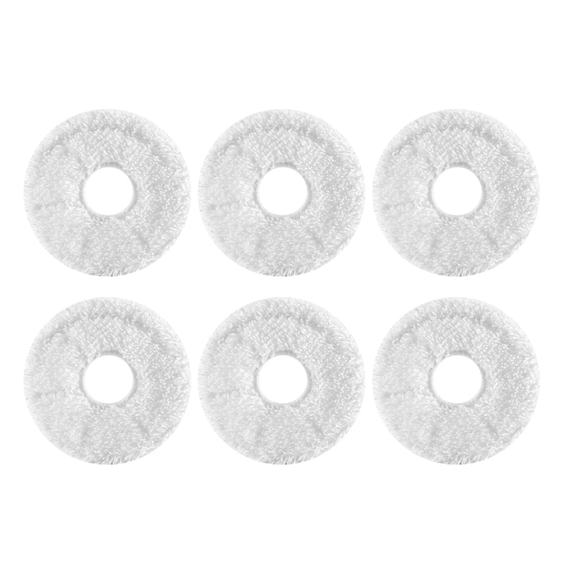 

6PCS Replacement Accessories Twisted Mop Cloth For Ecovacs Deebot X1 Omni Turbo Robot Vacuum Cleaner Parts