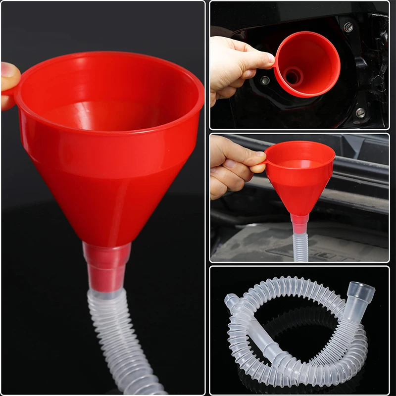 Car Refueling Funnel Detachable Hose Gasoline Engine Oil Additive Motorcycle Farm Machine Use Convenient Anti-leakage Filler
Car Refueling Funnel Detachable Hose Gasoline Engine Oil Additive Motorcycle Farm Machine Use Convenient Anti-leakage Filler
