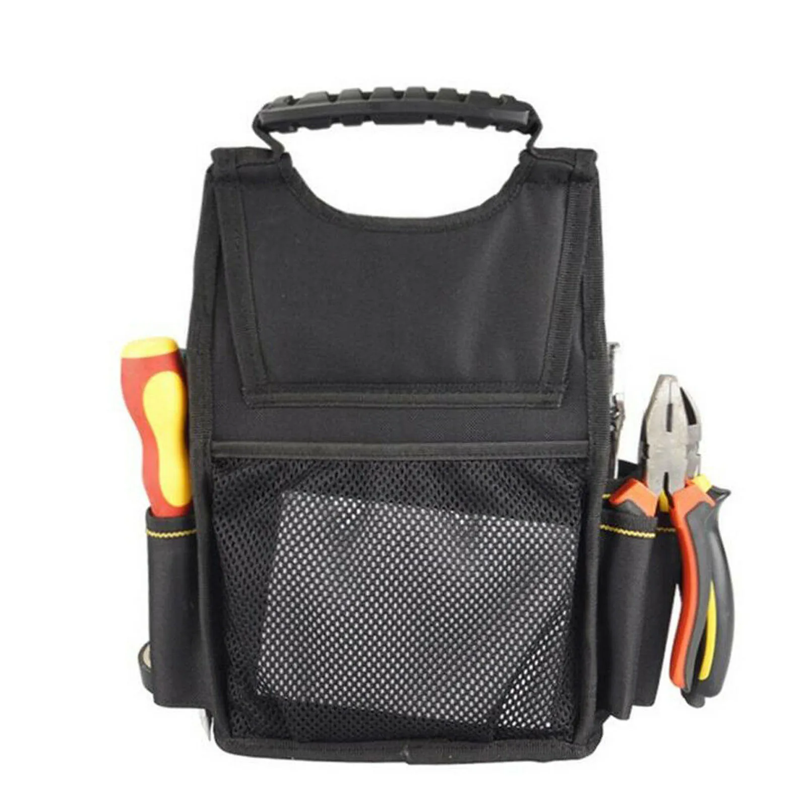 600D Oxford Cloth Maintenance Electrician's Waist Tool Bag Portable Waist Pouch Hand Tool Bag Black 20.5x14x33cm/8.1x5.5x13 inch
600D Oxford Cloth Maintenance Electrician's Waist Tool Bag Portable Waist Pouch Hand Tool Bag Black 20.5x14x33cm/8.1x5.5x13 inch