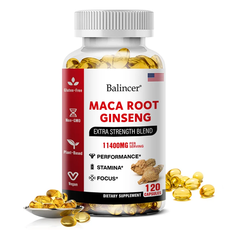 Maca Capsules - Energy and Muscle Endurance, Concentration and Immunity and Health Supplement
Maca Capsules - Energy and Muscle Endurance, Concentration and Immunity and Health Supplement