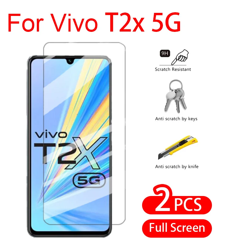 Для смартфона Vivo T2X T2X 5G T2X, защита для экрана из закаленного стекла, прозрачная защитная пленка для экрана HD с полным покрытием, Передняя пленка, 2 шт. для смартфона T2X T2X
Для смартфона Vivo T2X T2X 5G T2X, защита для экрана из закаленного стекла, прозрачная защитная пленка для экрана HD с полным покрытием, Передняя пленка, 2 шт. для смартфона T2X T2X