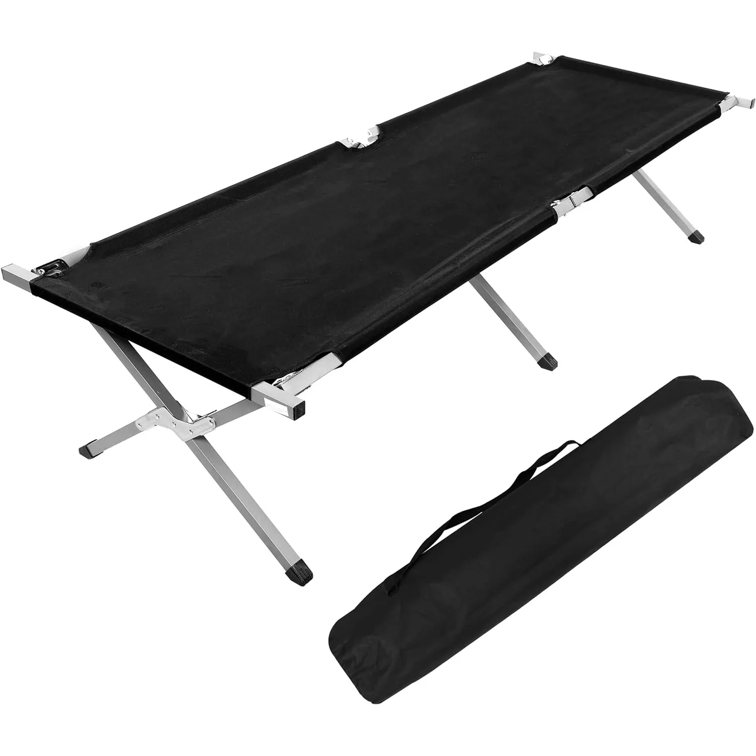 

YSSOA Folding Camping Cot with Storage Bag for Adults Portable and Lightweight Sleeping Bed for Outdoor Traveling