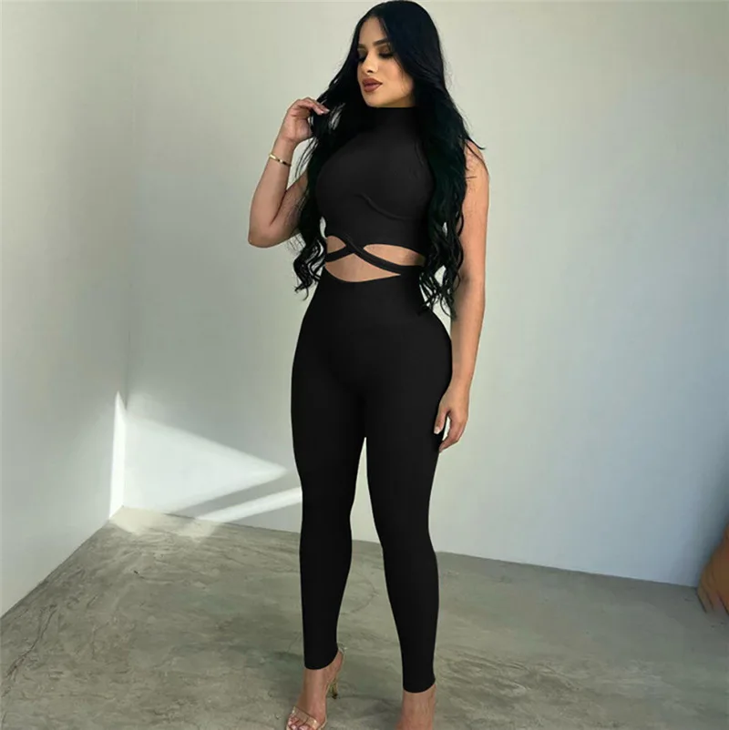 European And American Style 2023 Summer Women's New Fashion Thread Tight Top High Waist Casual Pants Two Piece Set
European And American Style 2023 Summer Women's New Fashion Thread Tight Top High Waist Casual Pants Two Piece Set