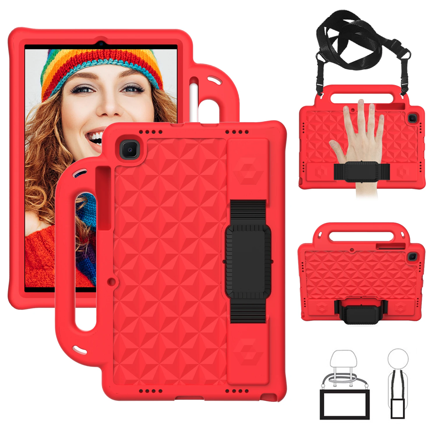 Case For Lenovo M8 TB-8505F 8.0 Inch Tablet kids cover for Lenovo Tab M8 HD TB-8505F 8505X coque + strap+pen
Case For Lenovo M8 TB-8505F 8.0 Inch Tablet kids cover for Lenovo Tab M8 HD TB-8505F 8505X coque + strap+pen