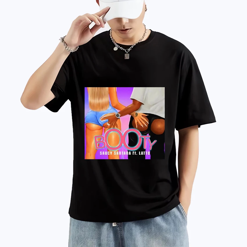 

2024 Funny Graphics Print Couples T Shirt Unisex summer oversized short sleeve T-shirts Men Women Y2k harajuku 100% Cotton Tops