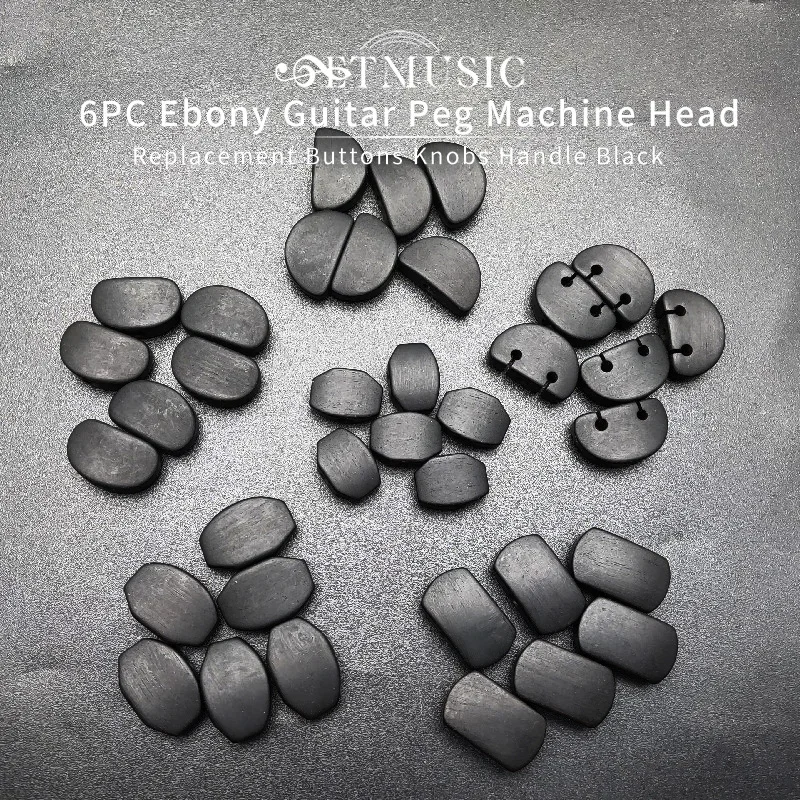 6Pcs Ebony Guitar Tuning Pegs Tuners Machine Heads Replacement Buttons Knobs Handle Black
6Pcs Ebony Guitar Tuning Pegs Tuners Machine Heads Replacement Buttons Knobs Handle Black