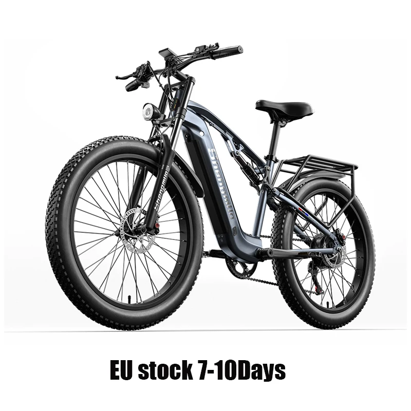 Electric Bike For Adults 26IN Electric Mountian Bike Fat Tire Off Road Ebike 500W 48V17.5AH Dual Suspension Snow Electric Bike
Electric Bike For Adults 26IN Electric Mountian Bike Fat Tire Off Road Ebike 500W 48V17.5AH Dual Suspension Snow Electric Bike