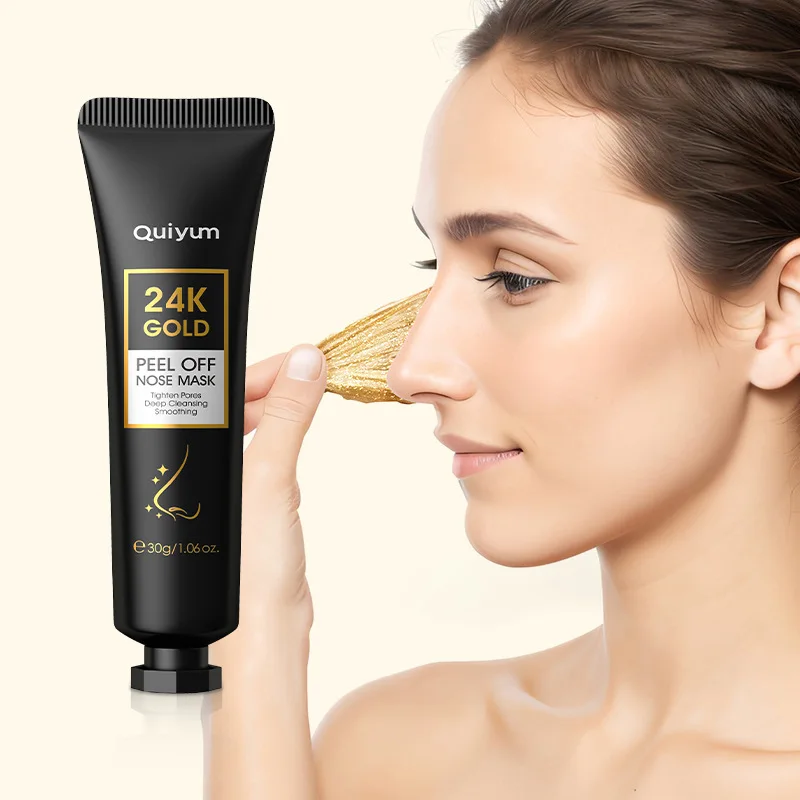 

24K Gold Blackhead Removal Mask Deep Cleaning Moisturizing Remove Black Head Peel Off Nose Mask Blackhead Remover Peeling Masks