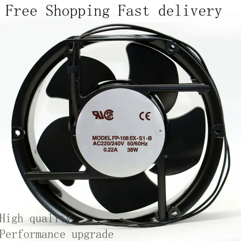FP-108EX-S1-B 220V 38W 0.22A MotorCooling Fan Brushless Motor Case Fan Blower Fan Humidifier FanInduction
FP-108EX-S1-B 220V 38W 0.22A MotorCooling Fan Brushless Motor Case Fan Blower Fan Humidifier FanInduction