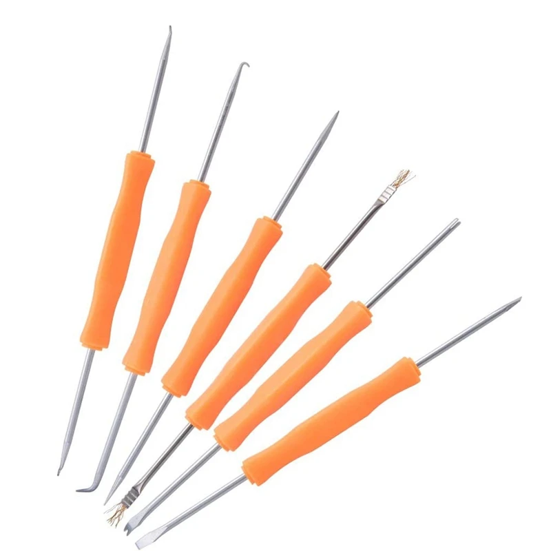 

HOT 6 Pcs Soldering Assist Set Solder Assist Tools Electronic Components Welding Grinding Tool Kit PCB Cleaning Kit Set