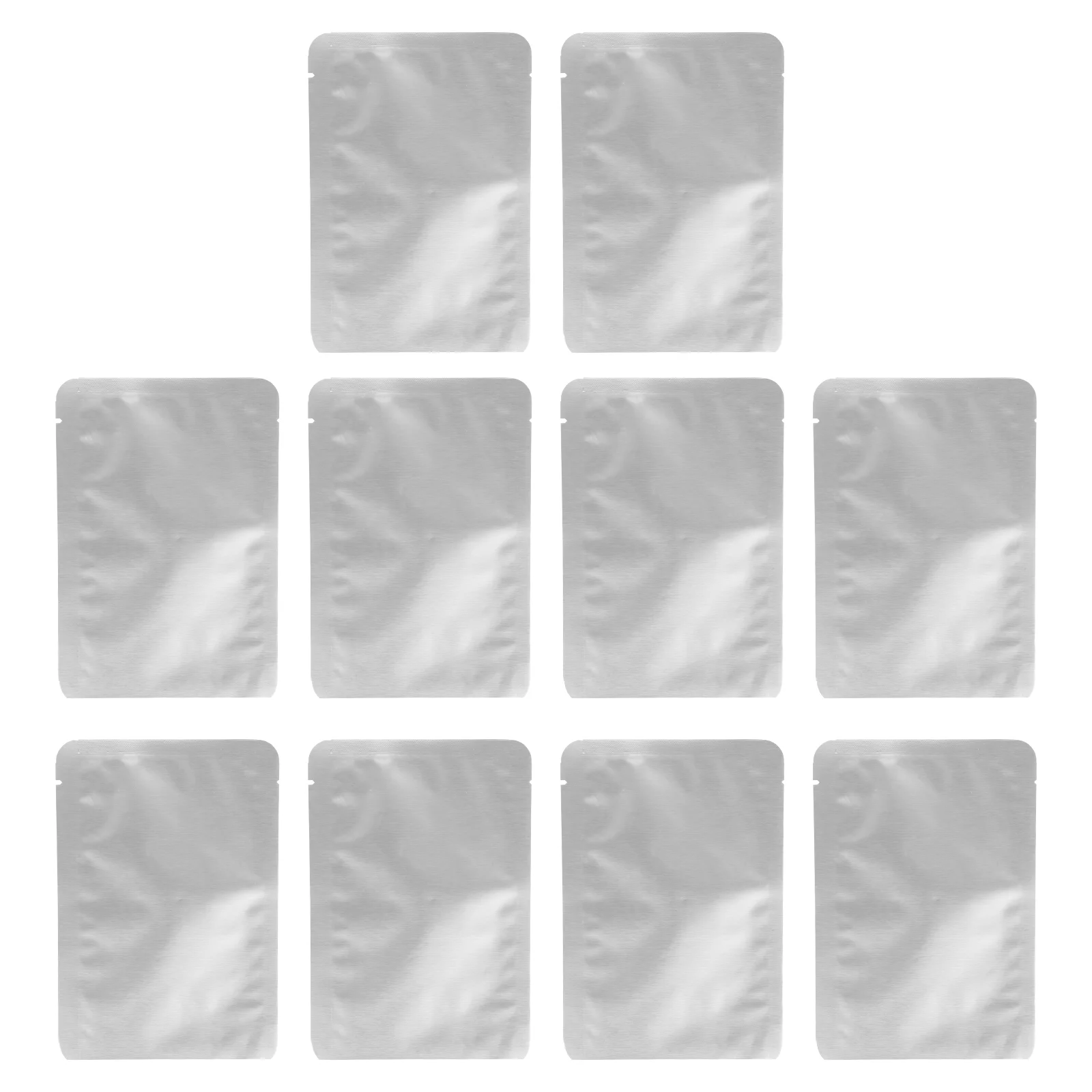 100 Pcs Three Side Seal Food Tin Foil Bag Compression Packing Bags Flat Heat Sealing Package
100 Pcs Three Side Seal Food Tin Foil Bag Compression Packing Bags Flat Heat Sealing Package