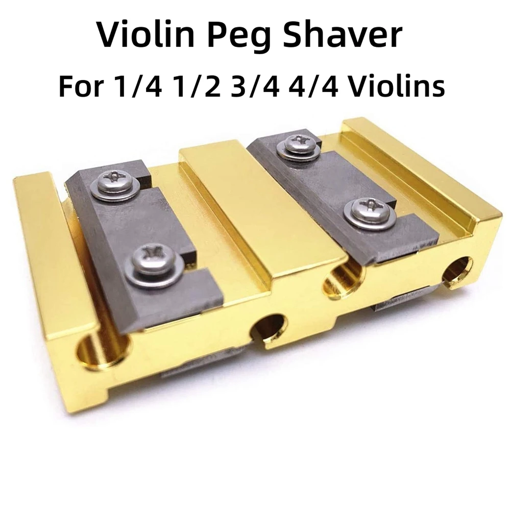 Violin Peg Shaver Tuning Pegs Reamer Luthier Tool 2 Hole 4 Hole For 1/2 1/4 3/4 4/4 Violins Extra-thick Blade With Longer-lastin
Violin Peg Shaver Tuning Pegs Reamer Luthier Tool 2 Hole 4 Hole For 1/2 1/4 3/4 4/4 Violins Extra-thick Blade With Longer-lastin