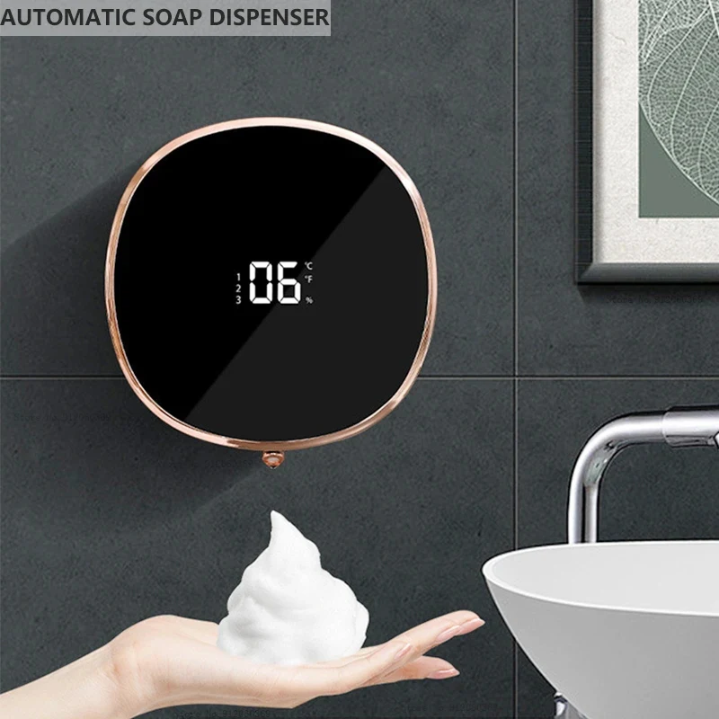 XiaomiTouchless Wall-mounted Automatic Soap Dispenser LED Temperature Display Electric Infrared Sensor Foam Machine Liquid Dispe
XiaomiTouchless Wall-mounted Automatic Soap Dispenser LED Temperature Display Electric Infrared Sensor Foam Machine Liquid Dispe