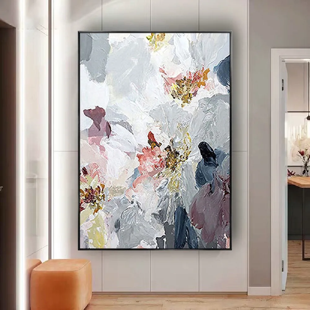 Fashion Canvas Pictures Wall Art 100% Handmade Abstract Oil Paintings Petal Texture Mural Decor Home Indoor Pieces Living Room 
Fashion Canvas Pictures Wall Art 100% Handmade Abstract Oil Paintings Petal Texture Mural Decor Home Indoor Pieces Living Room