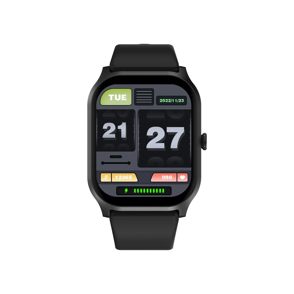 

Смарт-часы realme Techlife DIZO 2 спортивные водонепроницаемые с сенсорным экраном 1,69 дюйма