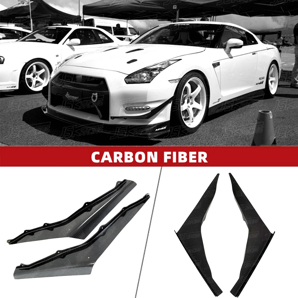 For Nissan GTR R35 2012-2016 K Style Carbon Fiber Front Lip Side Bumper Canards 2pcs
For Nissan GTR R35 2012-2016 K Style Carbon Fiber Front Lip Side Bumper Canards 2pcs