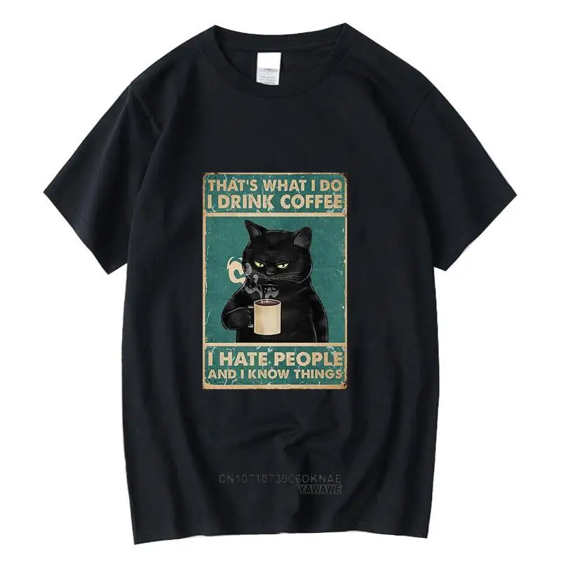 Men's T-shirt High Quality Funny cat drinking coffee printing casual cool loose men o-neck t-shirt male tops Casual streetwear
Men's T-shirt High Quality Funny cat drinking coffee printing casual cool loose men o-neck t-shirt male tops Casual streetwear