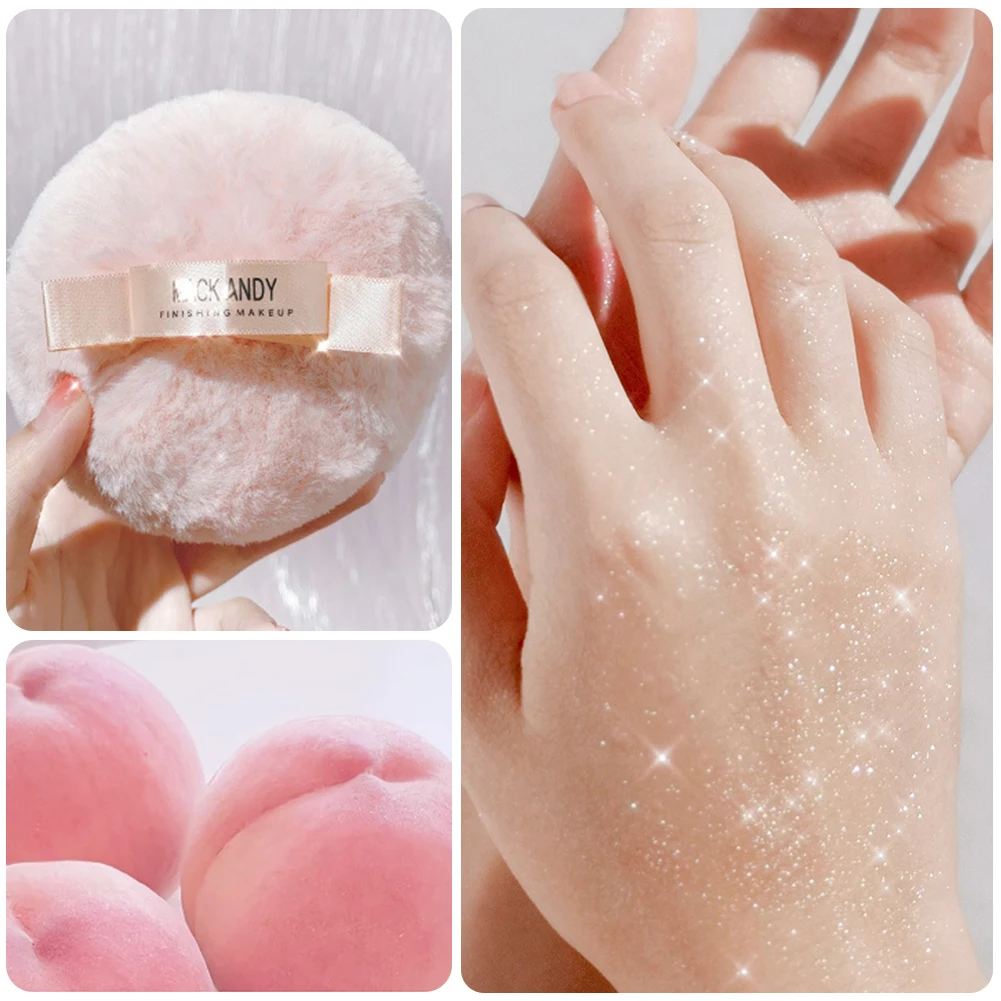 Highlighter Makeup Powder Puff Plush Peach Ball Highlighter Loose Powder Setting Body Foundation Powder Sponge Cosmetic Tools Ma 
Highlighter Makeup Powder Puff Plush Peach Ball Highlighter Loose Powder Setting Body Foundation Powder Sponge Cosmetic Tools Ma