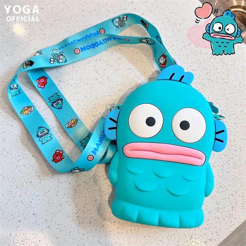 Kawaii Sanrio Hangyodon Silica Gel Inclined Shoulder Bag Cute Anime Cartoon Portable Storage Bag Coin Purse Girl Birthday Gift
Kawaii Sanrio Hangyodon Silica Gel Inclined Shoulder Bag Cute Anime Cartoon Portable Storage Bag Coin Purse Girl Birthday Gift