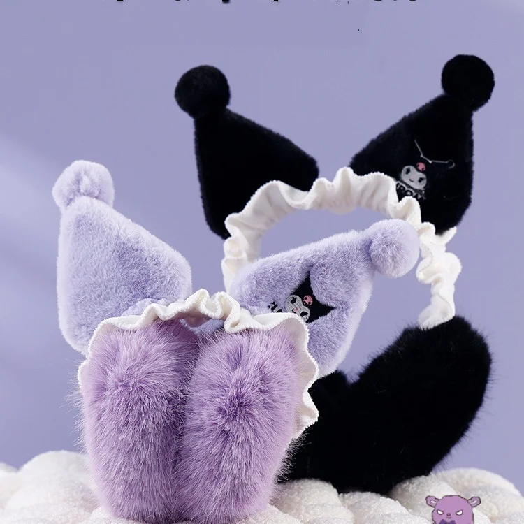 Милые Мультяшные детские наушники Sanrio Kuromi Зимние теплые наушники для девочек теплые наушники анти-заморозка детский подарок на день рождения
Милые Мультяшные детские наушники Sanrio Kuromi Зимние теплые наушники для девочек теплые наушники анти-заморозка детский подарок на день рождения