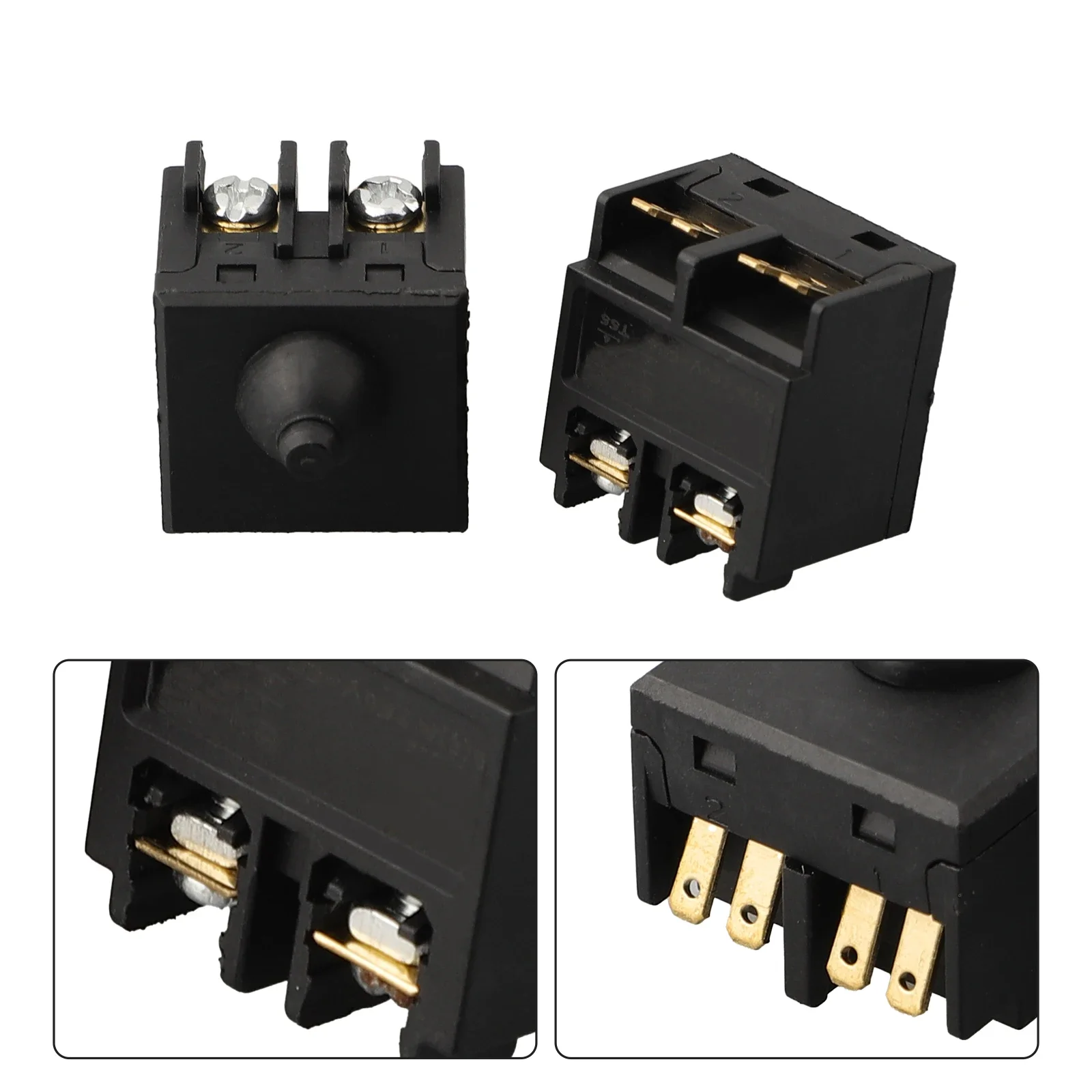 Improve The Convenience Of Your For Angle Grinder With This Push Button Switch 2PCS Replacement Accessory For Easy
Improve The Convenience Of Your For Angle Grinder With This Push Button Switch 2PCS Replacement Accessory For Easy