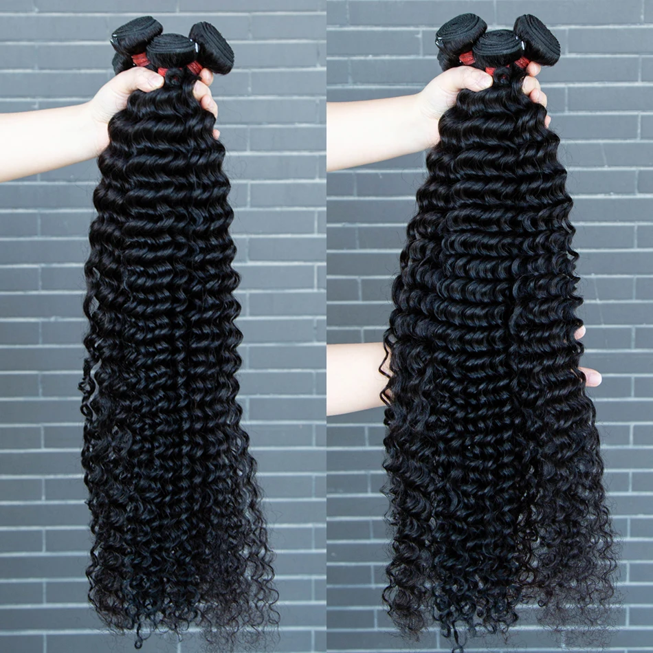 30, 40 inches Curly Human Hair Bundles Brazilian Water Deep Wave 3, 4 Bundles Raw Hair Extensions Double Weft 9 Mallzona S06c11d37a4cd4fc9bcb2ba660f3bc791v 30, 40 inches Curly Human Hair Bundles Brazilian Water Deep Wave 3, 4 Bundles Raw Hair Extensions Double Weft Mallzona