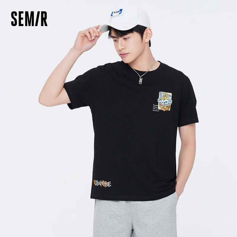 Футболка Semir мужская с коротким рукавом, Быстросохнущий трикотаж с китайским шикарным принтом, влагопоглощающий, модная одежда, лето 2023
Футболка Semir мужская с коротким рукавом, Быстросохнущий трикотаж с китайским шикарным принтом, влагопоглощающий, модная одежда, лето 2023