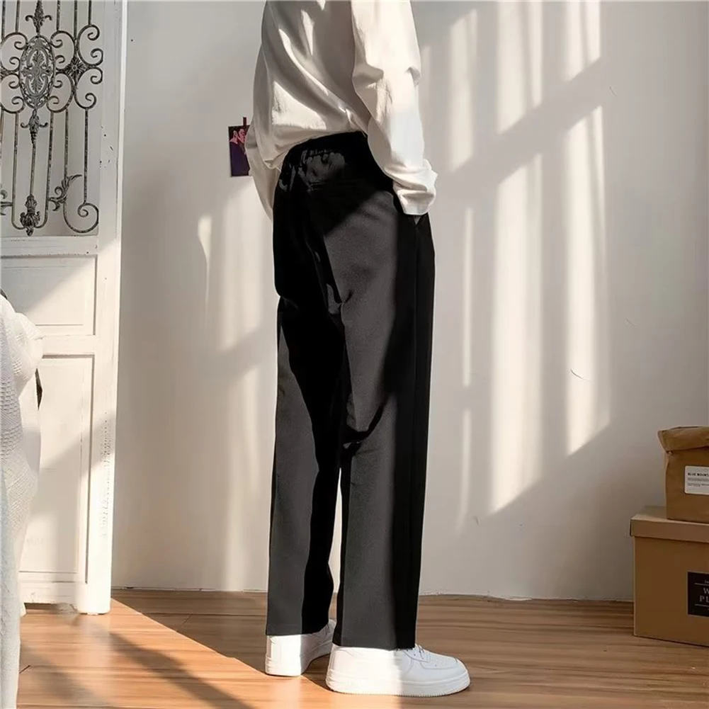 Suit Pant Trousers Polyester Slightly Elastic Smooth Pants Spring And Summer Stretch Clothing Thick Suit Brand New
Suit Pant Trousers Polyester Slightly Elastic Smooth Pants Spring And Summer Stretch Clothing Thick Suit Brand New