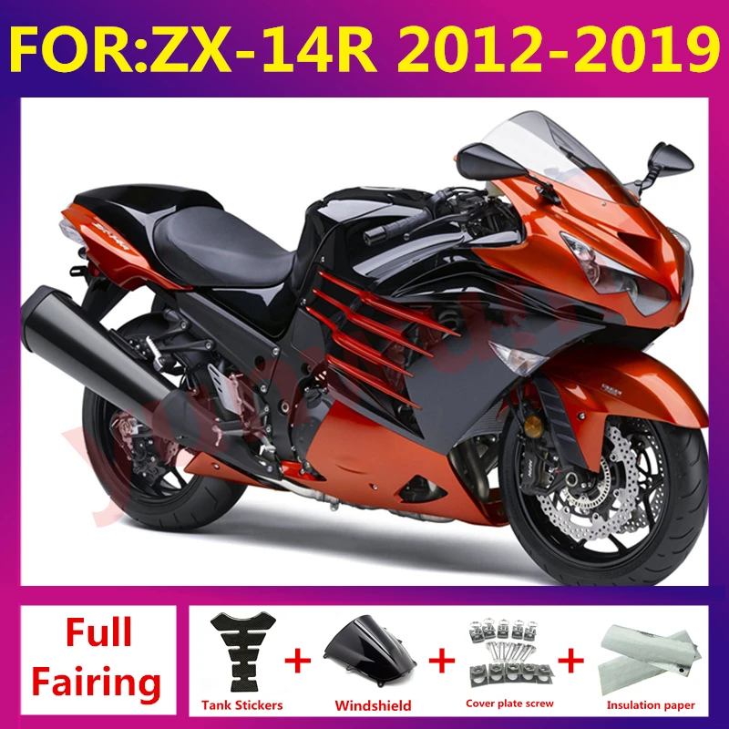 Motorcycle Full Fairing Kit For kawasaki ZX14R ZX 14R 2012 2013 2014 2015 - 2019 ZX-14R Bodywork fairings zxmt set orange black
Motorcycle Full Fairing Kit For kawasaki ZX14R ZX 14R 2012 2013 2014 2015 - 2019 ZX-14R Bodywork fairings zxmt set orange black