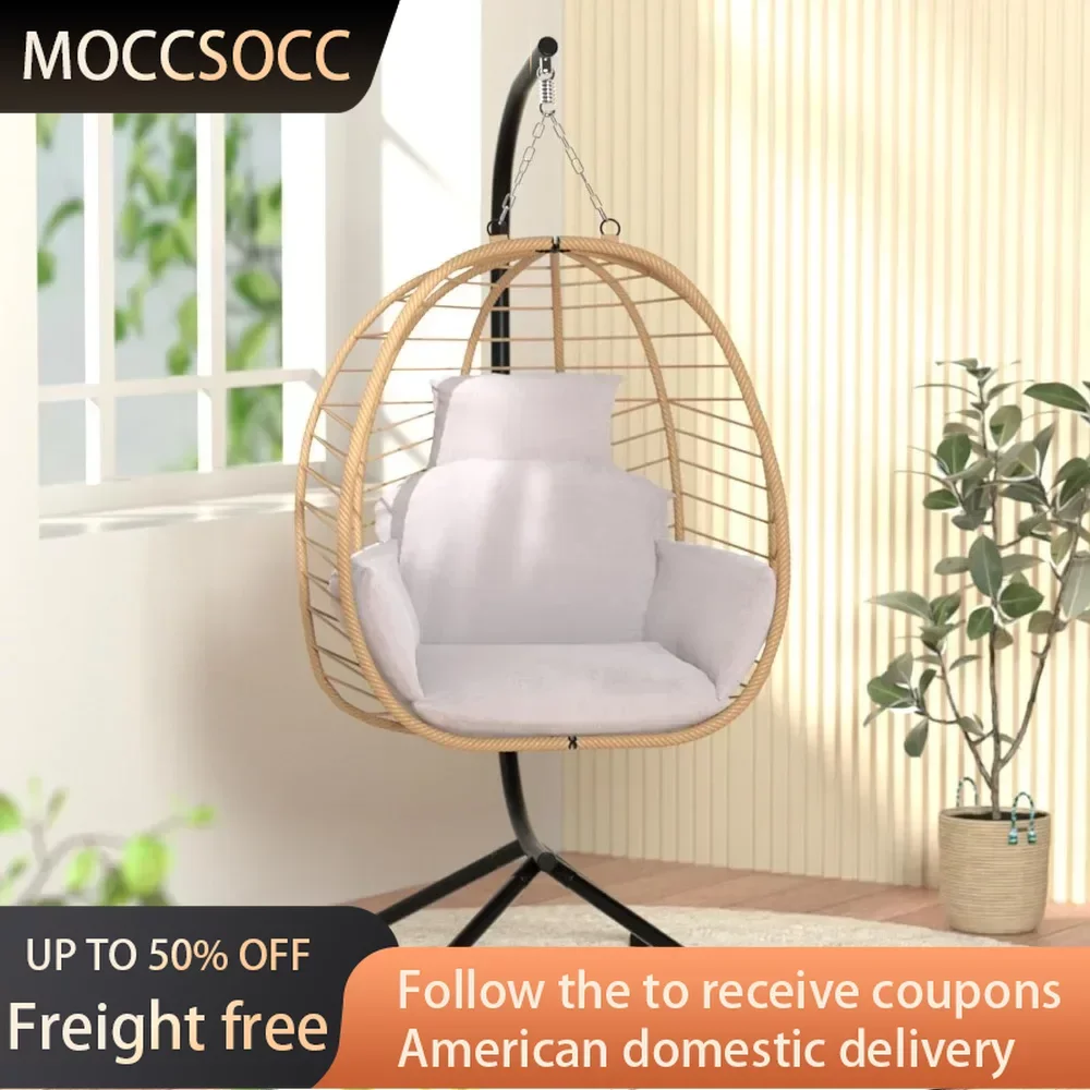 Hanging Egg Chair With Stand Patio Hammock Swing Chair Pergolas for Outdoor Garden Hammocks Outdoor Garden Furniture and Terrace
Hanging Egg Chair With Stand Patio Hammock Swing Chair Pergolas for Outdoor Garden Hammocks Outdoor Garden Furniture and Terrace