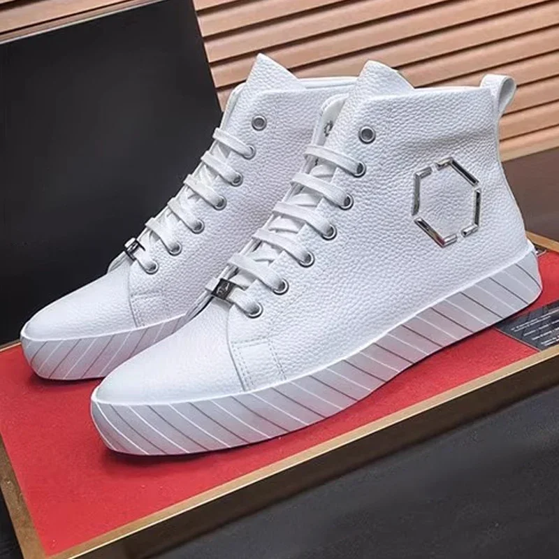 Men's Shoes 2024 LOGO Fashion Classical High Luxury Brand High Top Board Shoes Breathable High Quality Casual Shoes For Men's
Men's Shoes 2024 LOGO Fashion Classical High Luxury Brand High Top Board Shoes Breathable High Quality Casual Shoes For Men's
