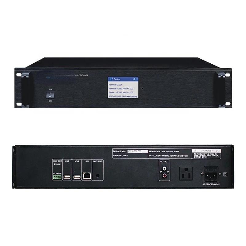2u Panel 4 Channel Power Amplifier Silver Metal Sound Power Amplifier Ip Terminal Controller
2u Panel 4 Channel Power Amplifier Silver Metal Sound Power Amplifier Ip Terminal Controller