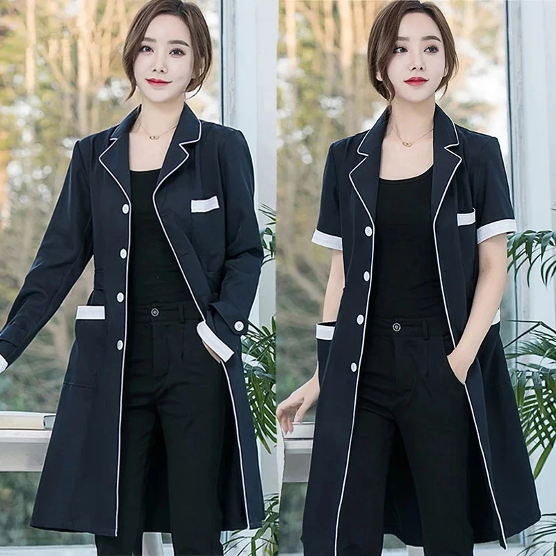 Beauty Salon Work Wear High quality Spa Uniforms Tattooist Work clothing Lab Coat Summer Purple Long Sleeve Scrubs Uniform New
Beauty Salon Work Wear High quality Spa Uniforms Tattooist Work clothing Lab Coat Summer Purple Long Sleeve Scrubs Uniform New