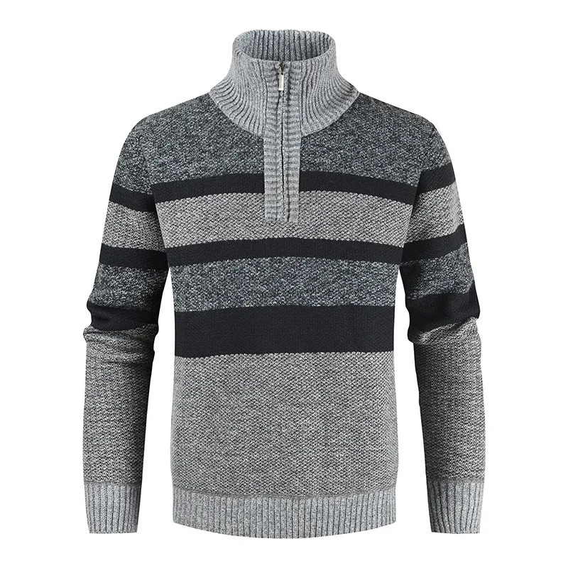 

Brand Mens Sweaters Autumn Winter Warm Cashmere Wool Half Zipper Cardigan Sweaters Man Casual Knitwear Sweater Coat Male