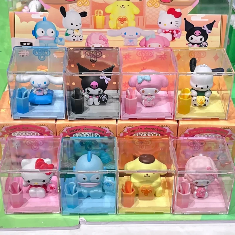 Оригинальная серия Sanrio Lucky Sign Hello Kitty My Melody Kuromi Hangyodon Pachacco Pom Purin аниме модель подарочные игрушки
Оригинальная серия Sanrio Lucky Sign Hello Kitty My Melody Kuromi Hangyodon Pachacco Pom Purin аниме модель подарочные игрушки