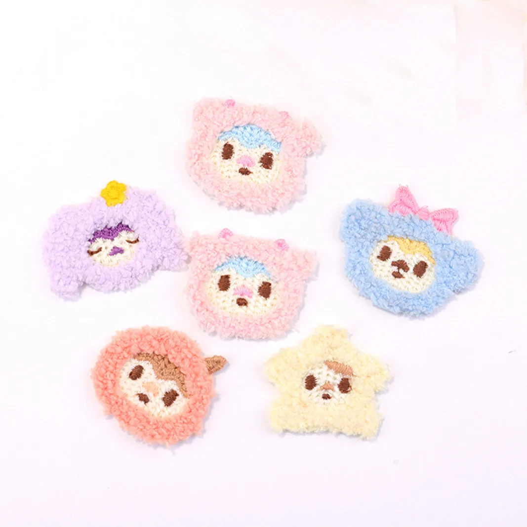 5PCS Multi-color Plush Cartoon Head Patch Wholesale Children's Shoes Hats Hair Accessories Cloth Stickers
5PCS Multi-color Plush Cartoon Head Patch Wholesale Children's Shoes Hats Hair Accessories Cloth Stickers