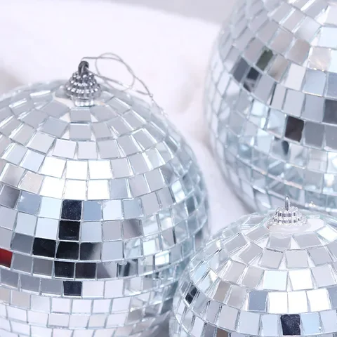 

Christmas Ball Ornaments 3cm 5cm Mini Disco Mirror Ball Christmas Tree Decoration Xmas Party Favor And Gift