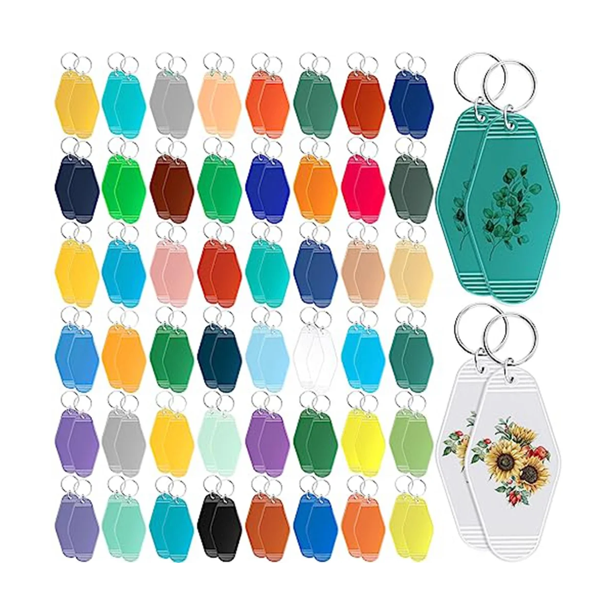 100 Pcs Bulk Blank Motel Keychain 50 Colors Sublimation Vintage Hotel Keychain Rhombus Hotel Key Tags
100 Pcs Bulk Blank Motel Keychain 50 Colors Sublimation Vintage Hotel Keychain Rhombus Hotel Key Tags
