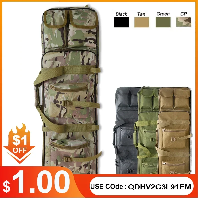 

81/94/117CM Military War Games Backpack Tactical Rifle Case Airsoft Paintball Sniper Cs Game Shooting Hunting Range Gun Bag