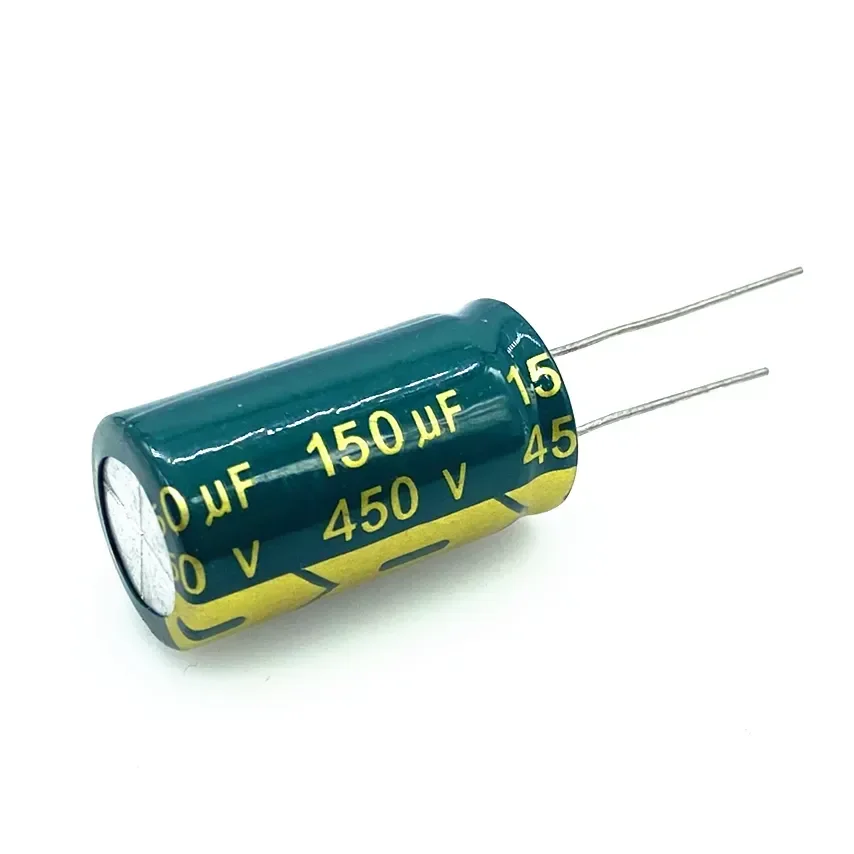 

30 шт./партия, алюминиевый электролитический конденсатор с низким сопротивлением, 450 в, 150 мкФ, Размер 18*30 мм, 20% в