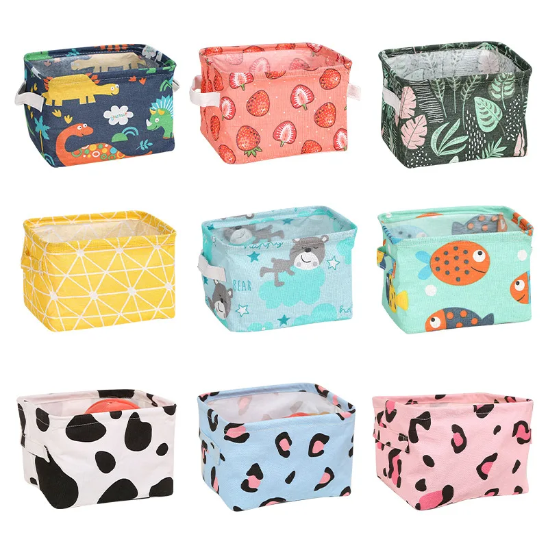 New Cotton Desktop Storage Box Foldable Canvas Storage Basket Waterproof Container Sundries Toy Cosmetics Storage Organizer 
New Cotton Desktop Storage Box Foldable Canvas Storage Basket Waterproof Container Sundries Toy Cosmetics Storage Organizer