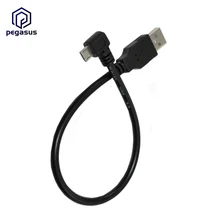 25cm USB 2.0 A Male to Micro 5 Pin 90°Angled Male Converter Cable Cord
25cm USB 2.0 A Male to Micro 5 Pin 90°Angled Male Converter Cable Cord