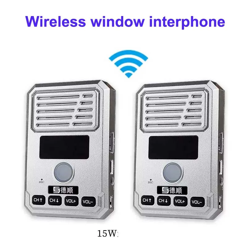Wireless Window Audio Intercom Interphone Speaker,Dual-Way Bank Office Store Station Window Microphone 15W machine
Wireless Window Audio Intercom Interphone Speaker,Dual-Way Bank Office Store Station Window Microphone 15W machine