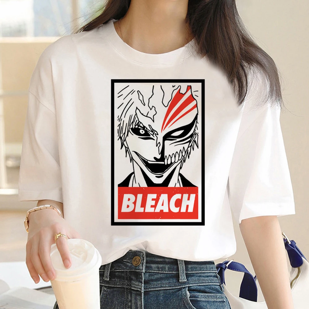 Bleach tshirt women harajuku anime manga top female streetwear Japanese comic clothes
Bleach tshirt women harajuku anime manga top female streetwear Japanese comic clothes