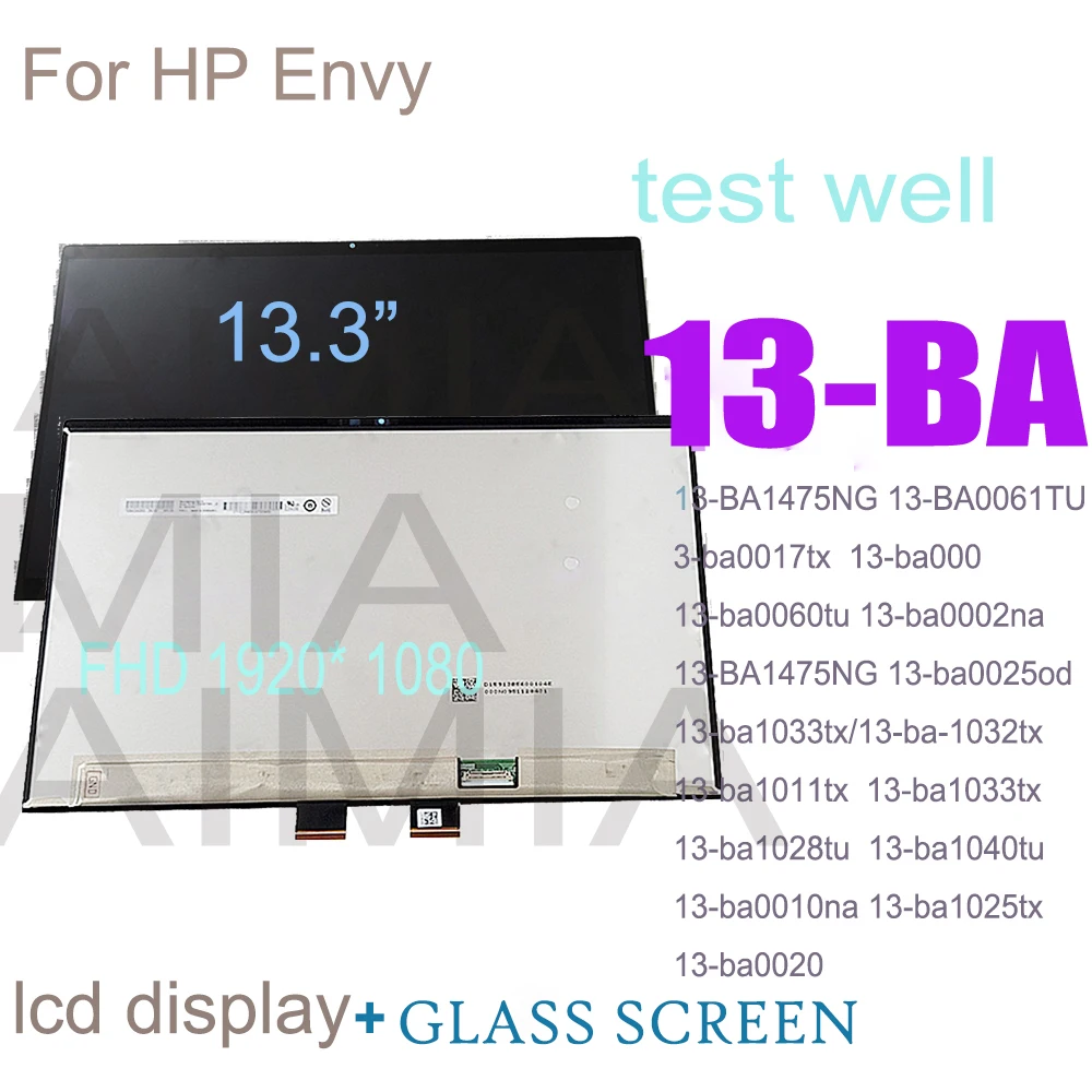 Оригинальный ЖК-экран 13,3 дюйма для HP Envy 13 Series 13-BA, ЖК-дисплей, цифровой преобразователь экрана в сборе, 13-ba0060tu 13-ba0103LA Lcd
Оригинальный ЖК-экран 13,3 дюйма для HP Envy 13 Series 13-BA, ЖК-дисплей, цифровой преобразователь экрана в сборе, 13-ba0060tu 13-ba0103LA Lcd
